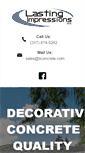 Mobile Screenshot of liconcrete.com